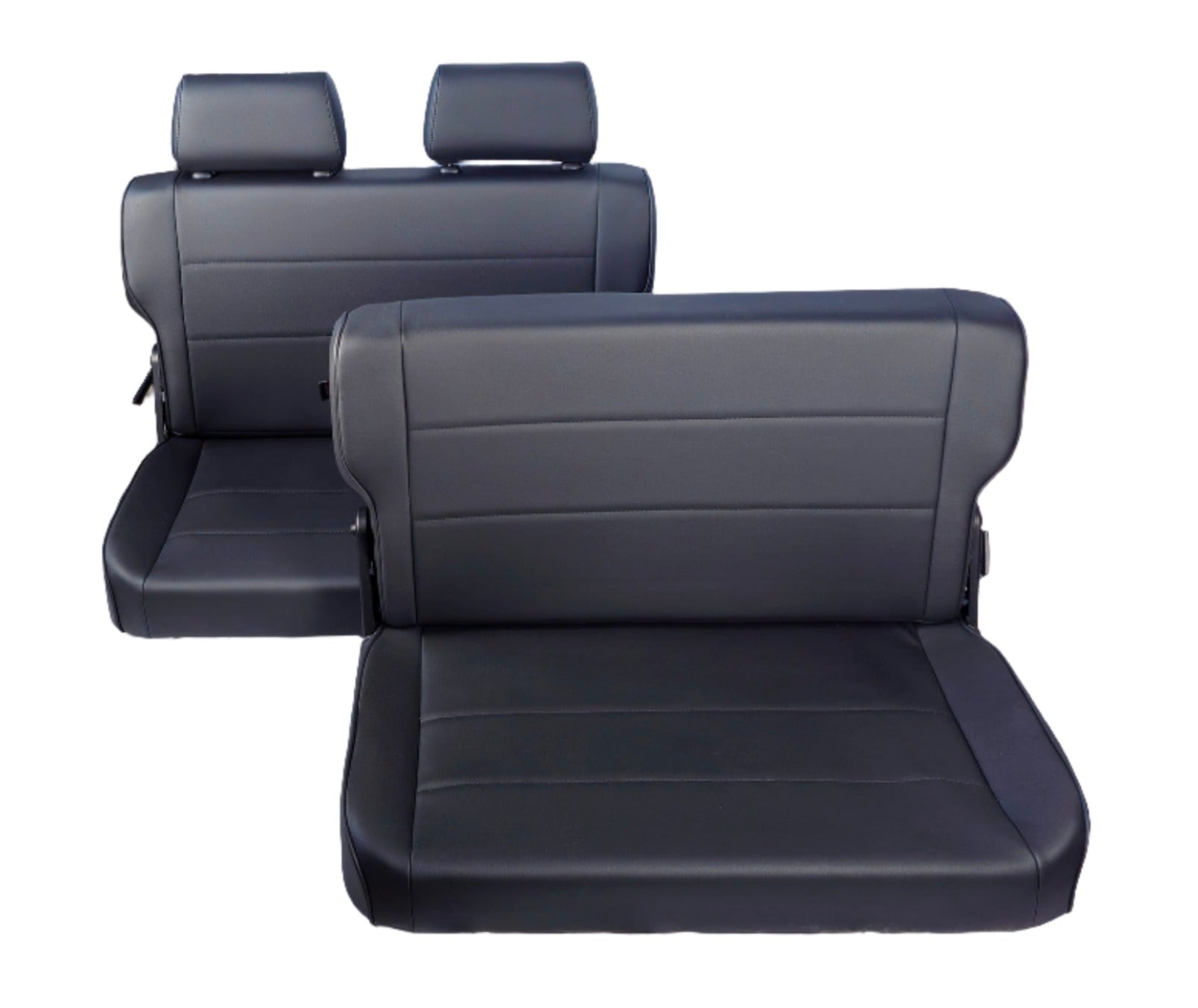 CJ / YJ Fold and Tumble Replacement Jeep Rear Seat - Both Front