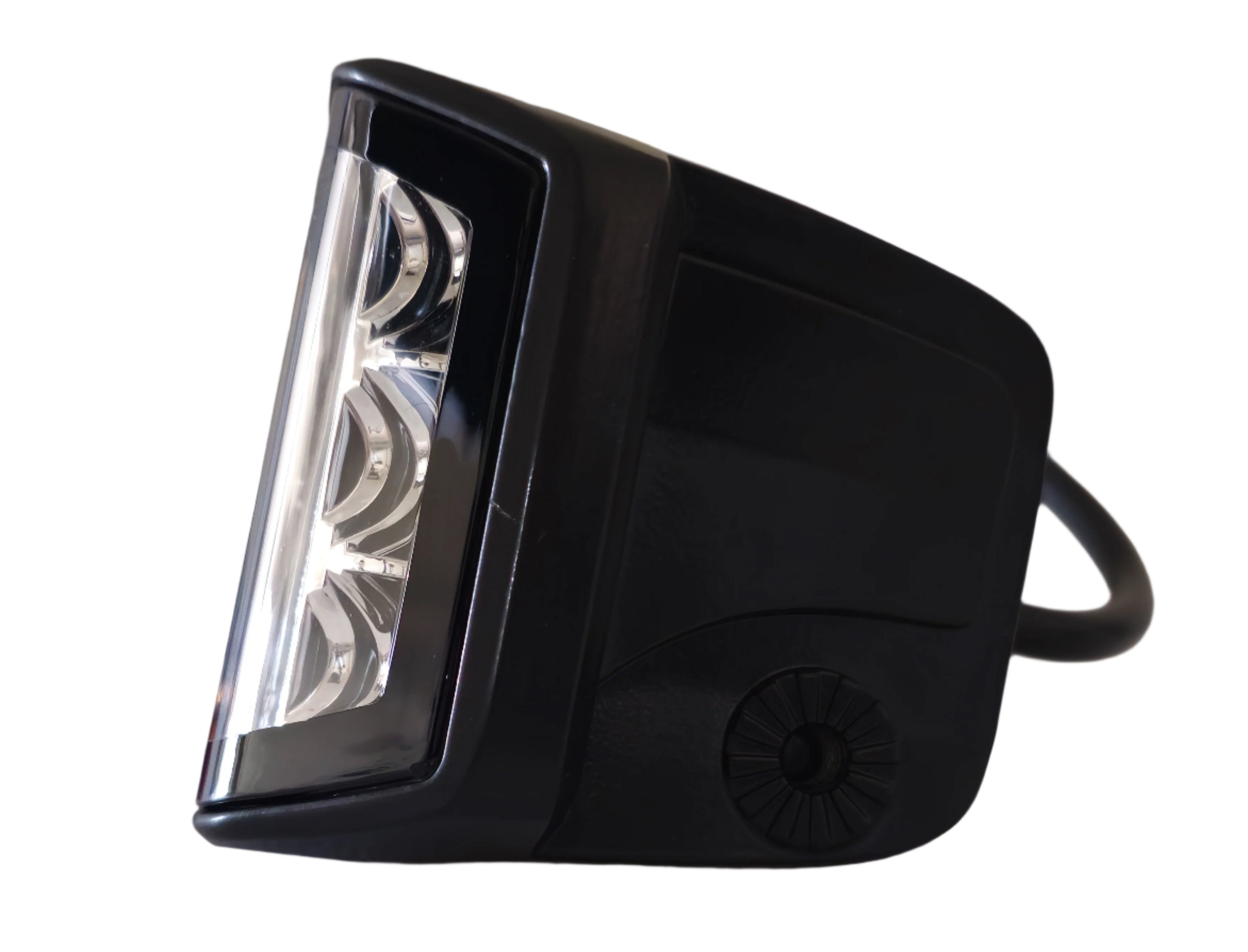 Deluxe Off Road LED Cube Light 3x4 with Amber - Side