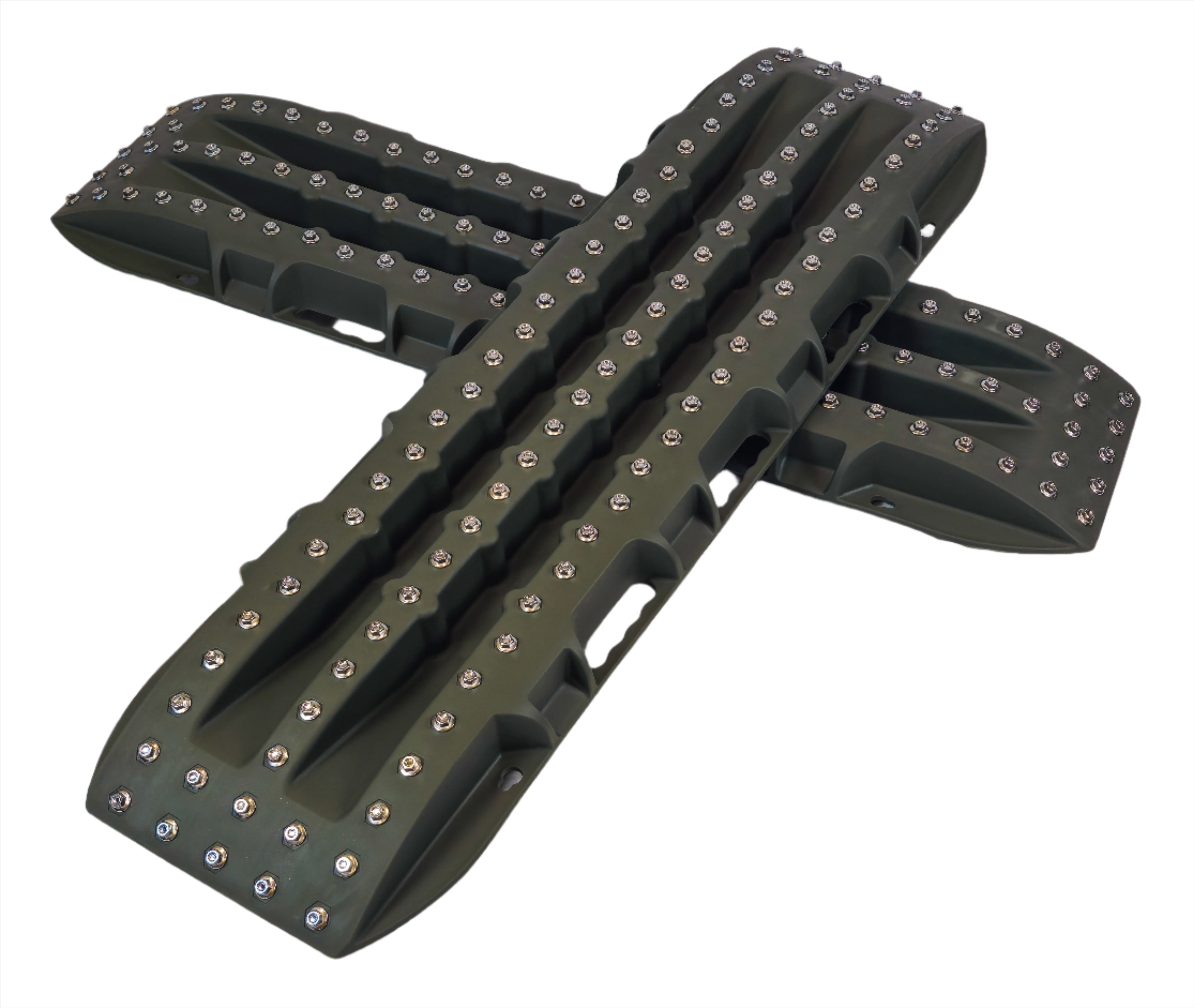 Metal Teeth Recovery Boards - Green Pair