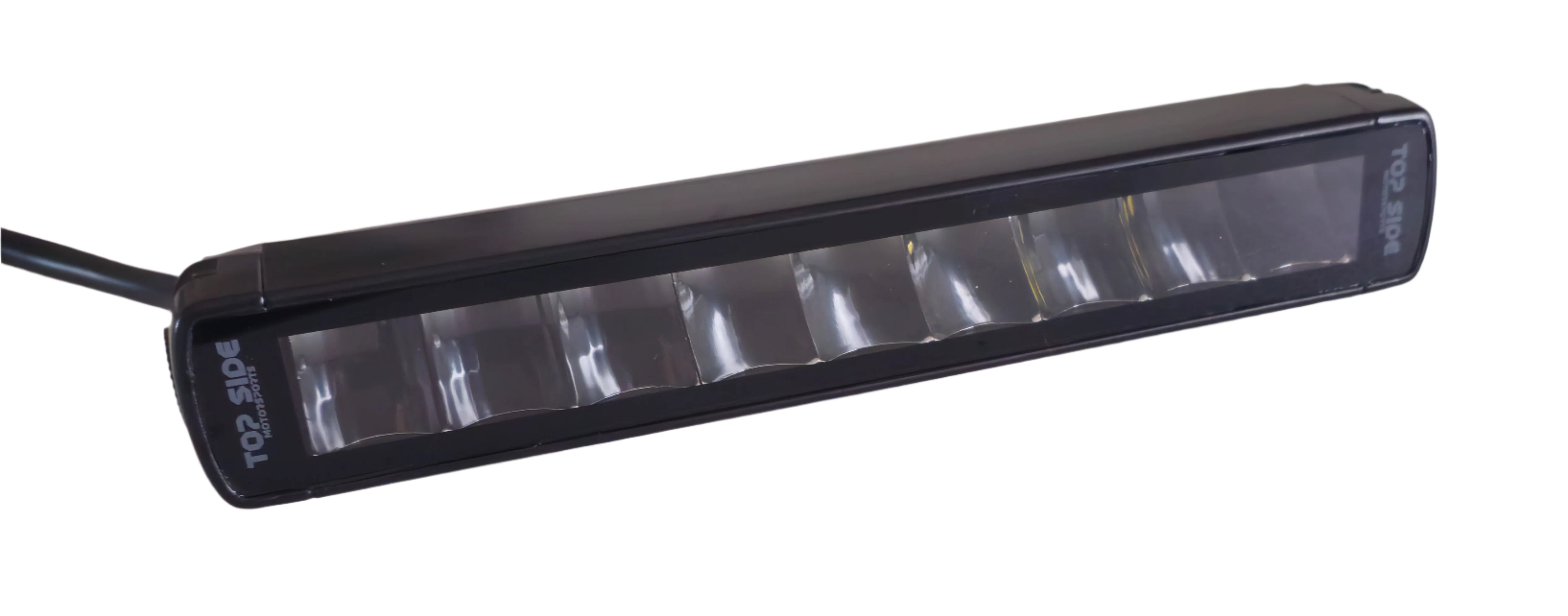 Premium Off Road LED Light Bar Single Row with E-Boost - 10 inch Front