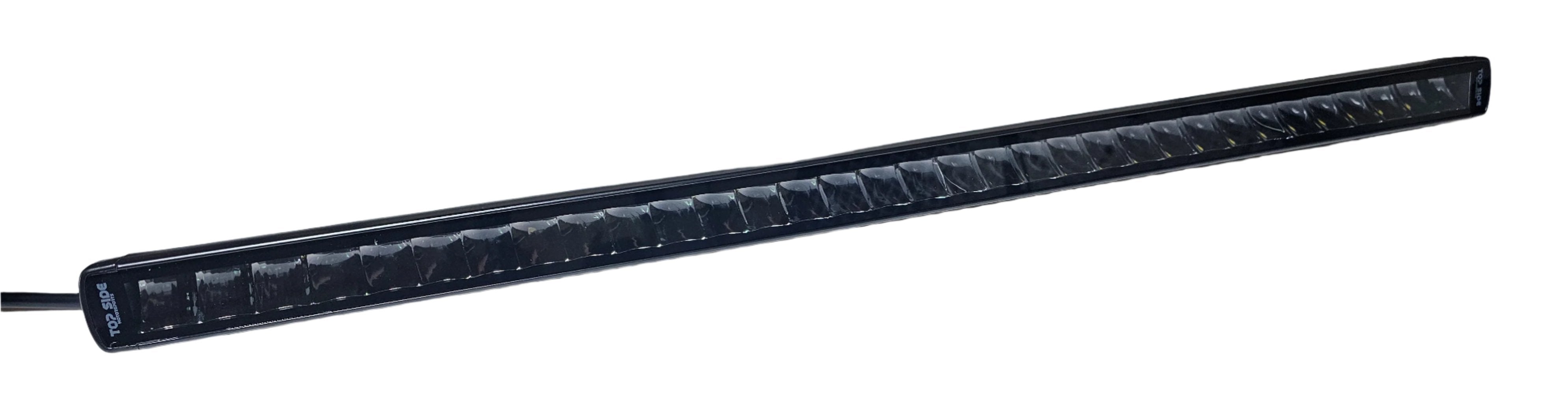 Premium Off Road LED Light Bar Single Row with E-Boost - 31.5 inch Front