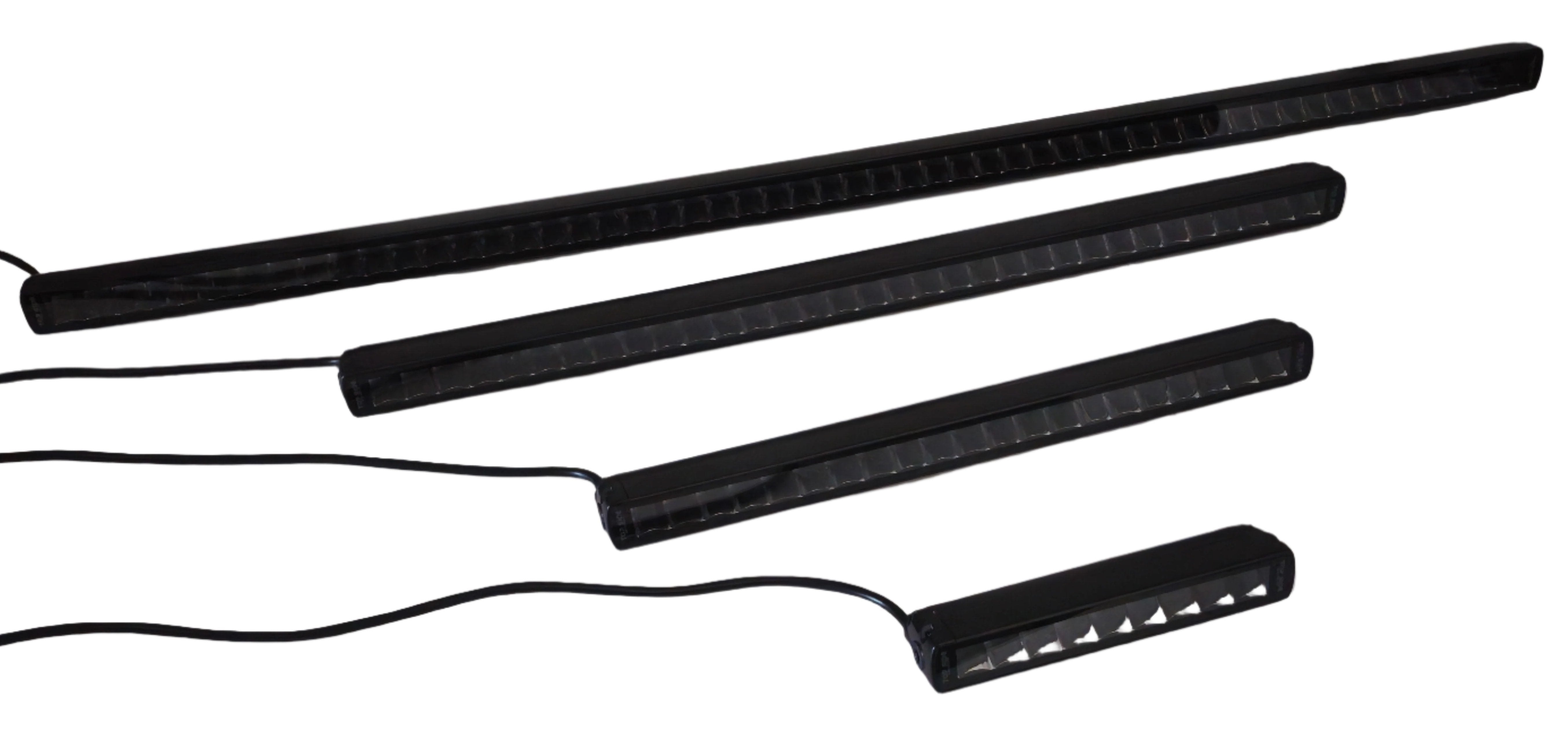 Premium Off Road LED Light Bar Single Row with E-Boost - All 4 Angle