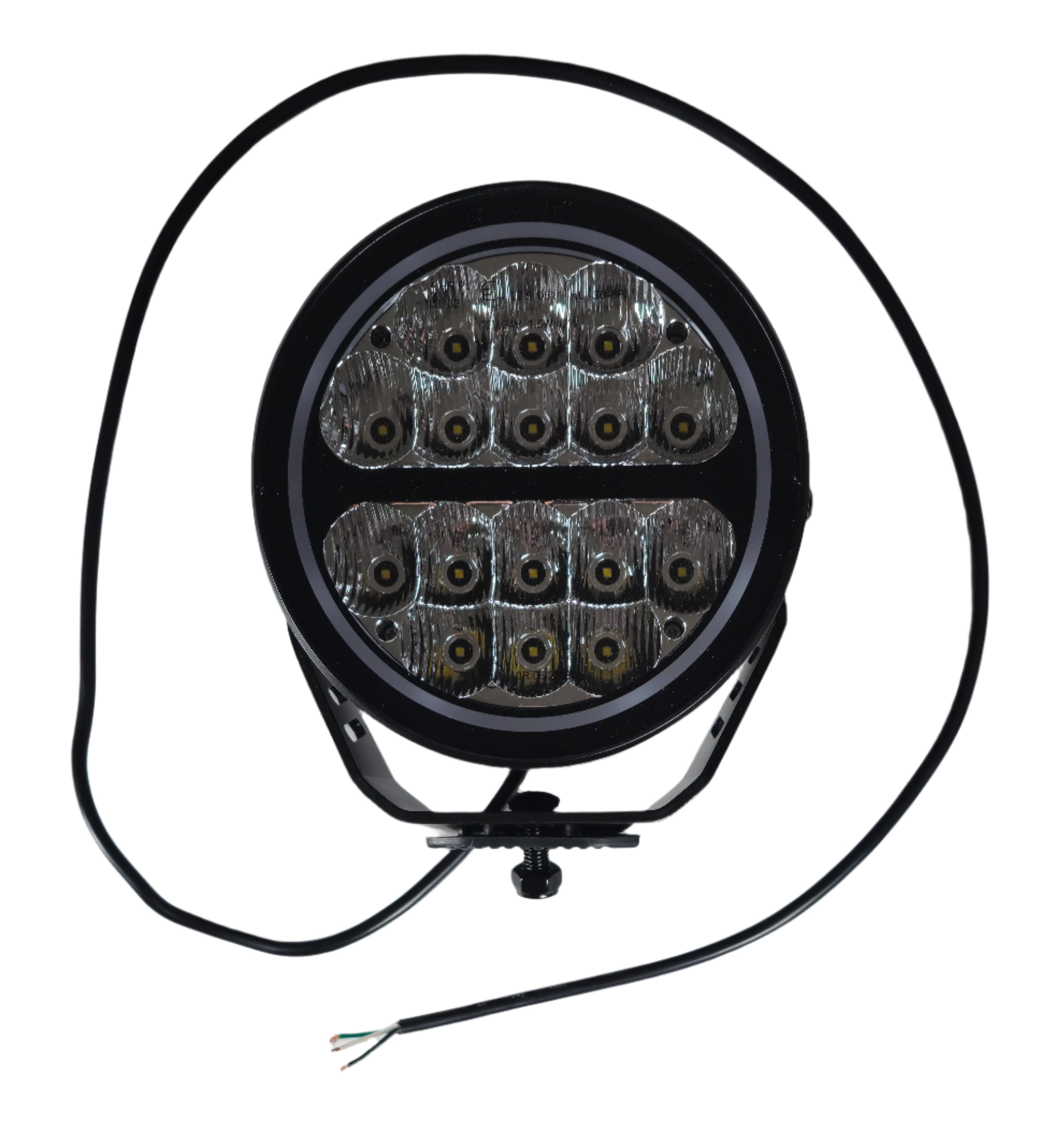 Round Off Road LED Light - 7 inch Front