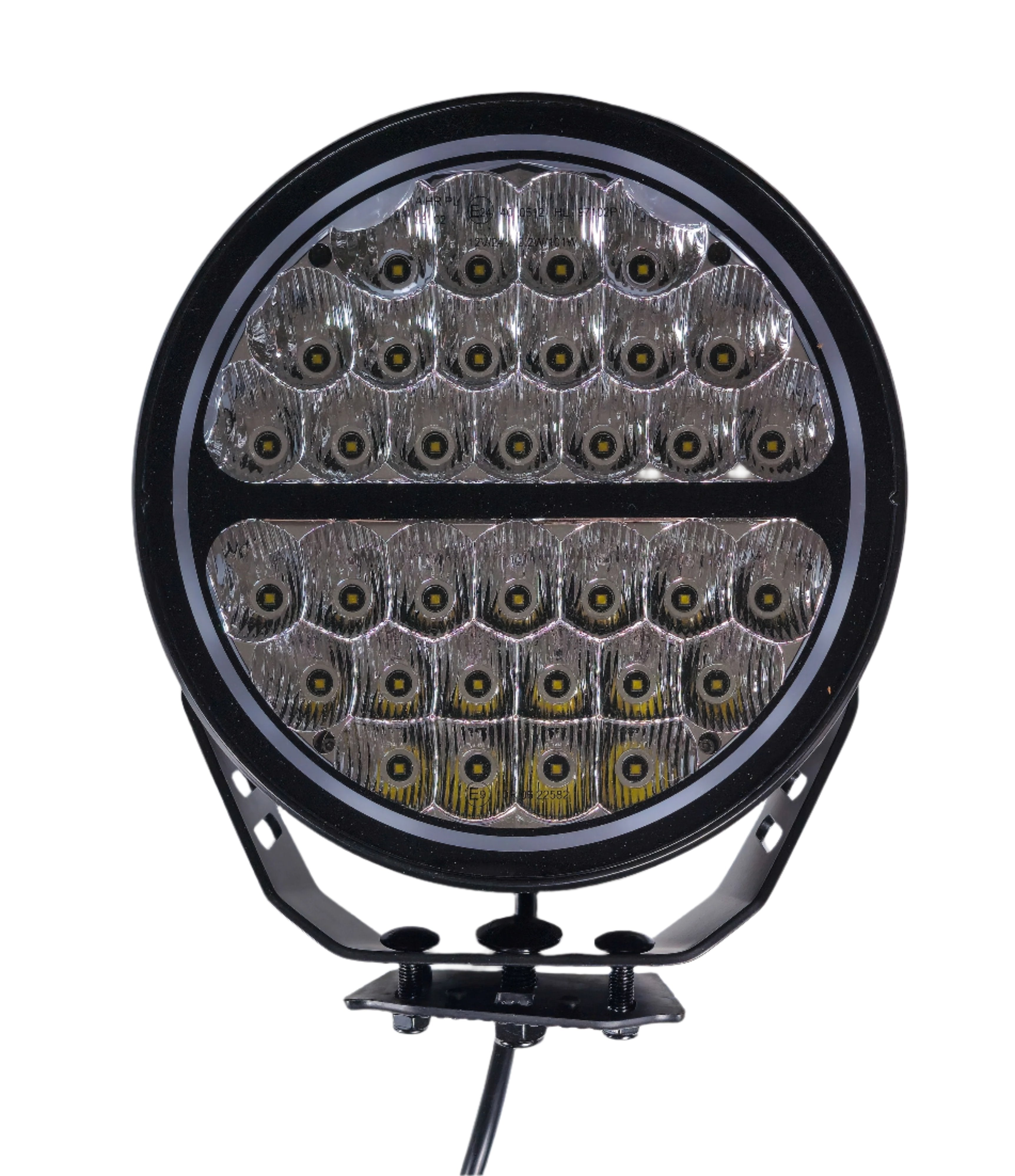 Round Off Road LED Light - 9 inch Front Straight